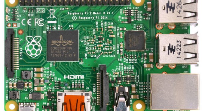 Raspberry Pi 2 B – Hardwarezentrale